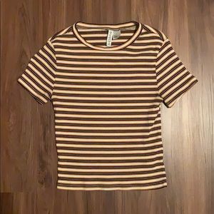 Stripped skinny tee